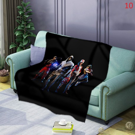 Plaid moelleux style Fortnite battle royal tout doux