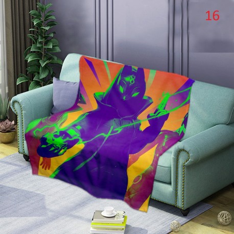 Plaid moelleux style Fortnite battle royal tout doux