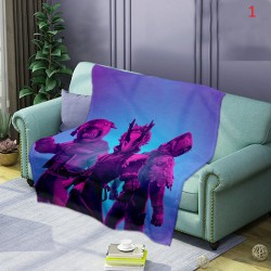 Fluffy blanket Fortnite battle royal style very soft