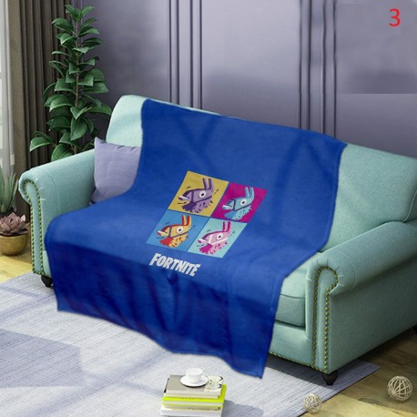 Plaid moelleux style Fortnite battle royal tout doux