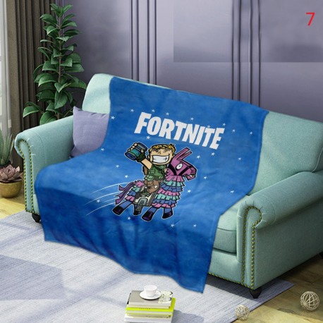 Plaid moelleux style Fortnite battle royal tout doux