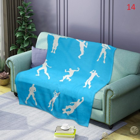 Fluffy blanket Fortnite battle royal style very soft