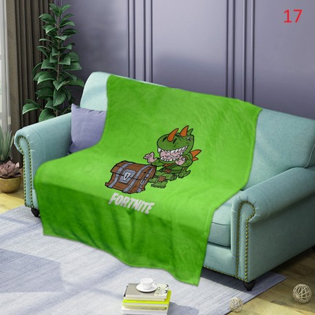 Plaid moelleux style Fortnite battle royal tout doux