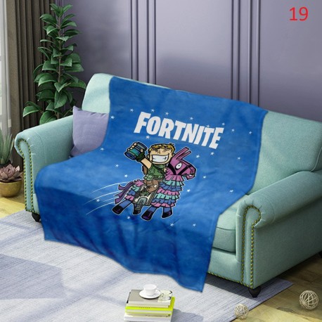 Plaid moelleux style Fortnite battle royal tout doux