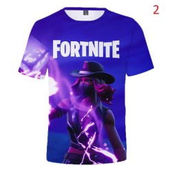 Tee shirt Fortnite Battle Royale imprim&eacute; en 3D pour enfant