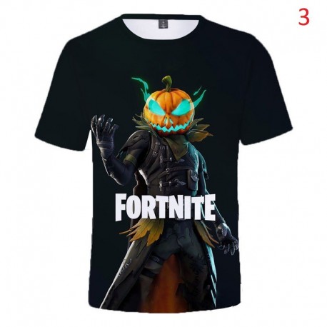 Tee shirt Fortnite Battle Royale imprimé en 3D pour enfant