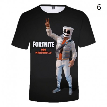 Tee shirt Fortnite Battle Royale imprimé en 3D pour enfant