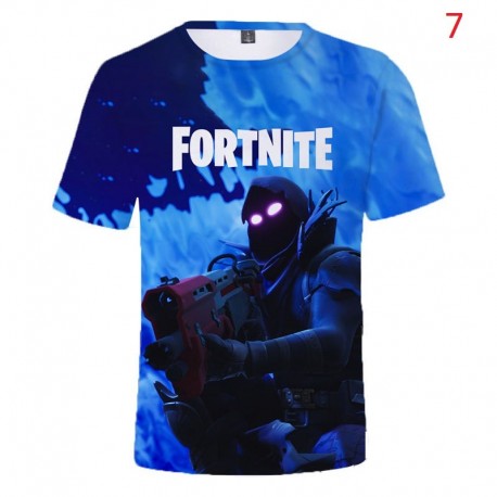 Tee shirt Fortnite Battle Royale imprimé en 3D pour enfant