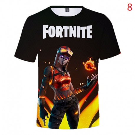 Tee shirt Fortnite Battle Royale imprimé en 3D pour enfant