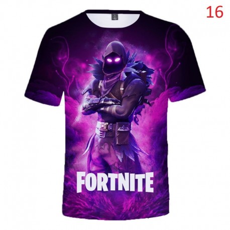 Tee shirt Fortnite Battle Royale imprimé en 3D pour enfant