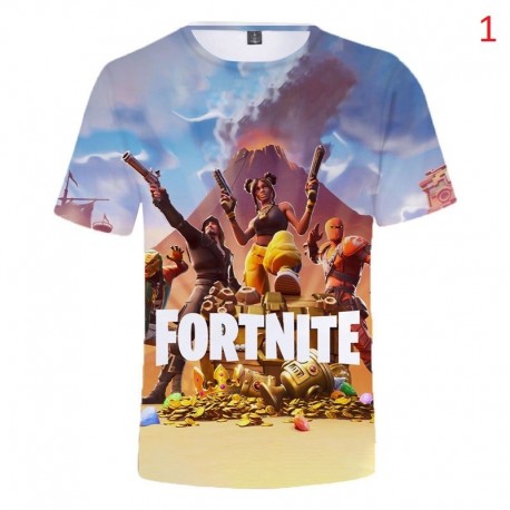 Camiseta de Fortnite Battle Royale impresa en 3D para niños