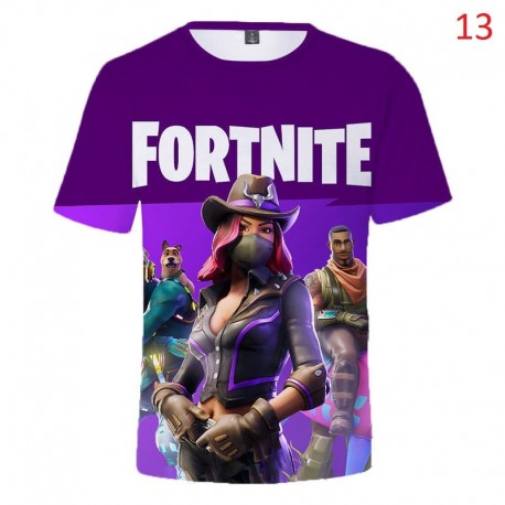 Camiseta de Fortnite Battle Royale impresa en 3D para niños