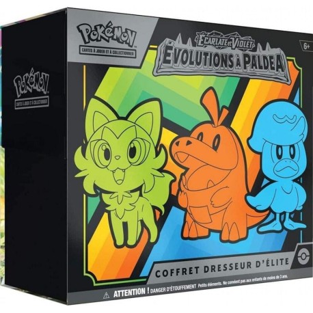 Coffret Evolutions à Paldea barato