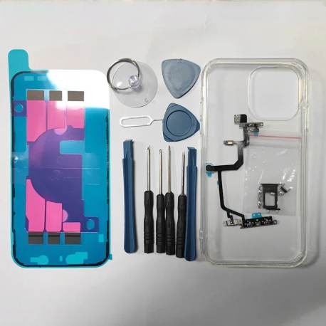 Châssis  arrière iPhone X vers iphone 14 Pro, avec logo et Outils