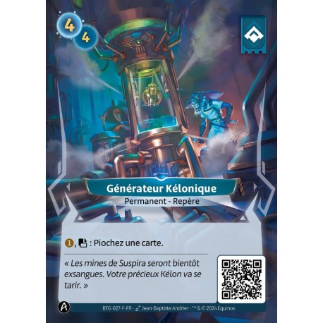 Générateur Kélonique - Altered KS TCG