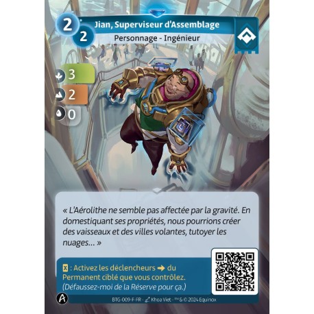 Jian, Superviseur d'Assemblage - Altered KS TCG