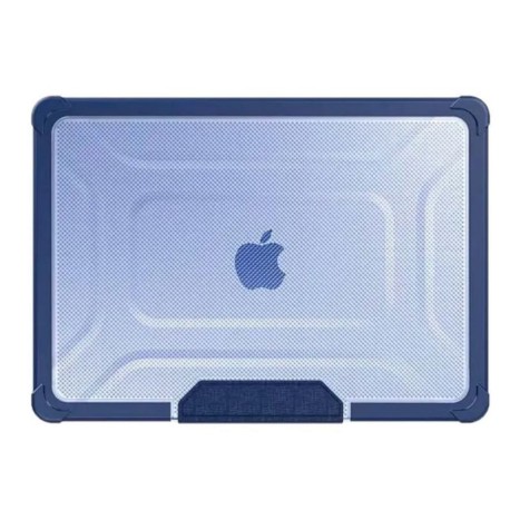 Coque de Protection Renforcée Apple MacBook Air 13" A2179, A1932 & A2337  avec Support Bleu Marine