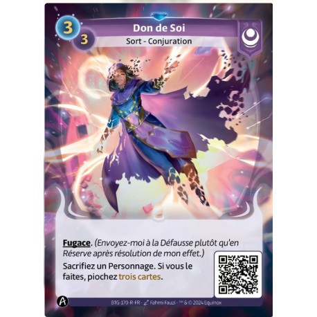 Gift of Self Rare Altered TCG