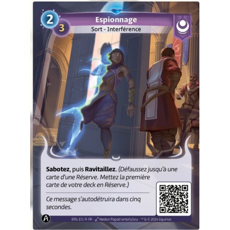 Espionnage Rare Altered TCG