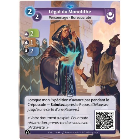 Légat du Monolithe Rare Altered TCG