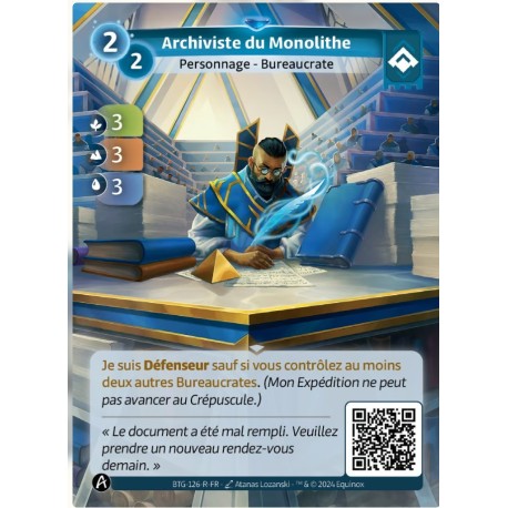 Archiviste du Monolithe Rare Altered KS