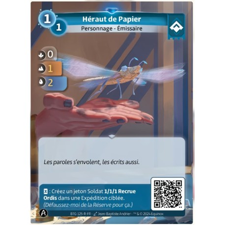 Héraut de Papier Rare Altered KS