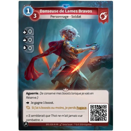 Blade Dancer Bravos Raro KS alterado