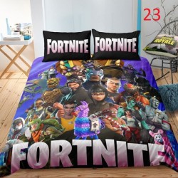 Fortnite funda nórdica Anime Battle Royale con funda de almohada, 4 tamaños de ropa de cama