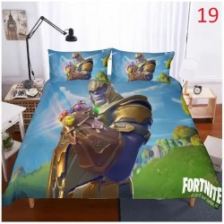 Fortnite Bedding Set Anime Battle Royale Duvet Cover with Pillowcase, 4 Bedding Sizes