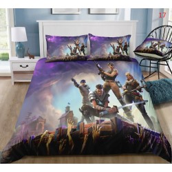 Fortnite funda n&oacute;rdica Anime Battle Royale con funda de almohada, 4 tama&ntilde;os de ropa de cama