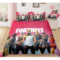 Fortnite Bedding Set Anime Battle Royale Duvet Cover with Pillowcase, 4 Bedding Sizes