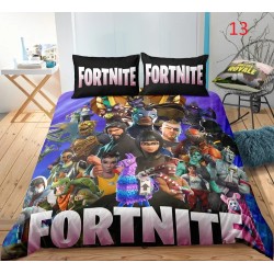 Fortnite funda n&oacute;rdica Anime Battle Royale con funda de almohada, 4 tama&ntilde;os de ropa de cama