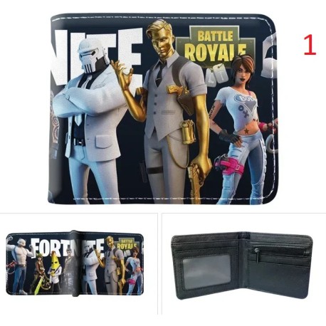 Fortnite Royale Battle cartera de cuero para los hombres, regalo ideal