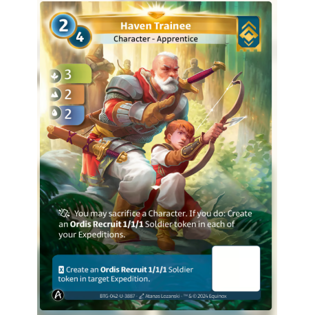 Haven Trainee (3-2-2)  Unique Ordis - Altered TCG