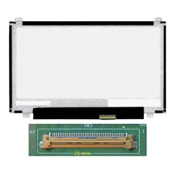  11.6" Slim HD (1366x768) LCD 60Hz, 40pin Droite, Fixations Haut Bas (N116BGE-L42) Matte