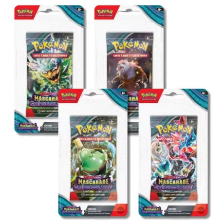 ARTSET Pokémon Crepúsculo Mascarada EV06 - x 4 Boosters Blister