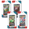 x 4 Boosters Pokémon Mascarade Crépusculaire Pokémon - ARTSET Blister - EV06