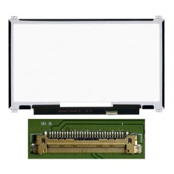 écran Ordinateur Portable 13.3"  Slim HD (1366x768) LCD 60Hz, 30pin Droite, Fixations Haut Bas (N133BGE-EAB / HB133WX1-402 / B13