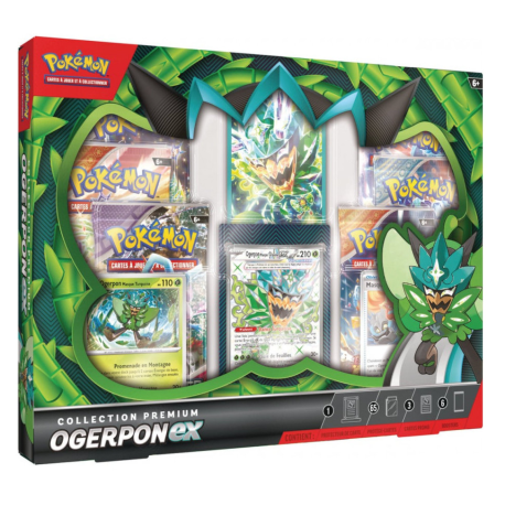 Pokémon Ogerpon EX set / 6 Boosters - EV03 / EV05 / EV07 / EV08