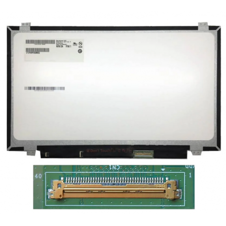 14.0" Slim FHD (1920x1080) IPS 60Hz Laptop Display, eDP 30pin Derecha, Montaje