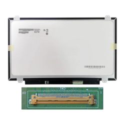 écran pc Portable 14.0" Slim FHD (1920x1080) LCD 60Hz, eDP 40pin Droite, Fixation Haut Bas