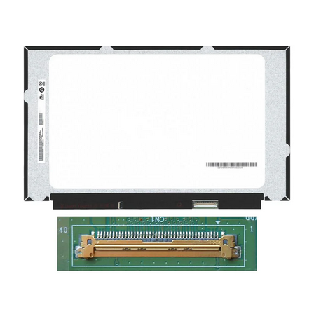 14.0" Slim FHD (1920x1080) LCD 60Hz Laptop Repair Screen,(B140HAN03.F) 40pin Right, Unmounted
