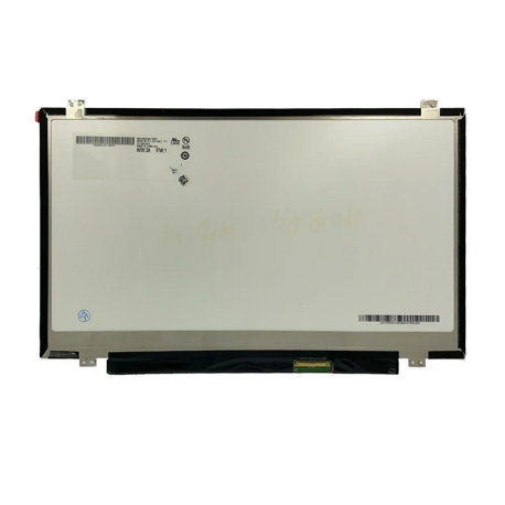 écran de réparatipon pc Portable14.0" Slim HD (1366x768) LCD 60Hz, LVDS 40pin Droite 25mm, Fixation Haut Bas