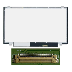 écran de réparatipon pc Portable14.0" Slim HD (1366x768) LCD 60Hz, Video 40pin Droite 25mm, Fixation Haut Bas