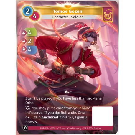 Tomoe Gozen (4-2-4) Unique Lyra - Altered TCG
