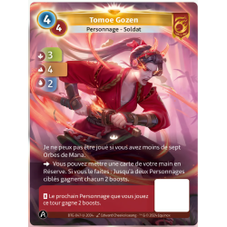 Tomoe Gozen (3-4-2) Carte Unique Bravos - Altered TCG - Edition KS