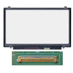 écran de réparatipon pc Portable14.0" Slim QHD (2560x1440) IPS 60Hz, 40pin Droite 25mm, Fixations Haut Bas