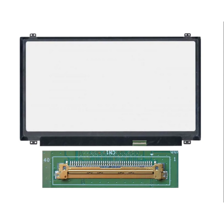 écran de réparatipon pcb 15.6" Slim UHD (3840x2160) IPS 60Hz 40pin Droite 25mm, Fixations Haut Bas
