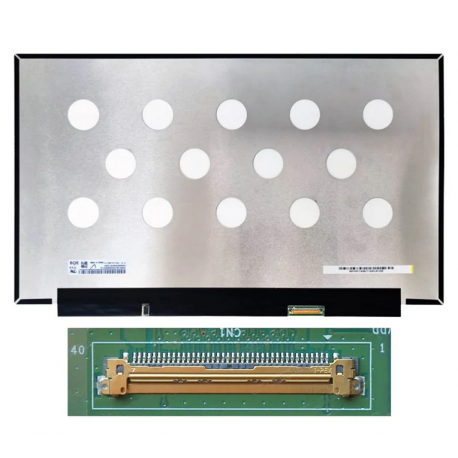 pantalla de reparación para PC de 15,6" Slim FHD (1920x1080) IPS 144Hz 40pin Straight 25mm, sin fijaciones
