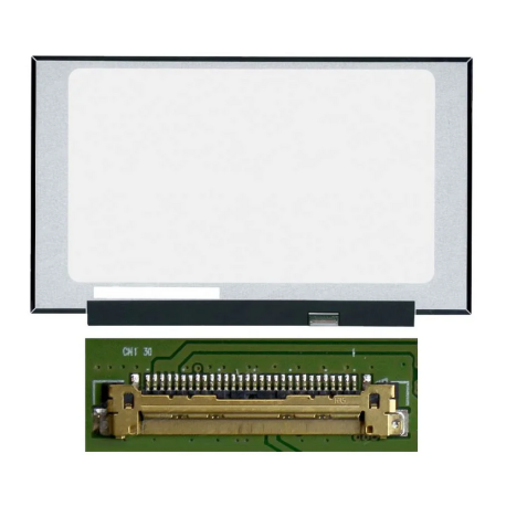 écran de réparatipon pc  15.6" Slim FHD (1920x1080) IPS 60Hz 30pin Droite 19mm, sans Fixations